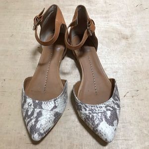 DV Flats Ankle Strap Pointy Toe Size 7.5